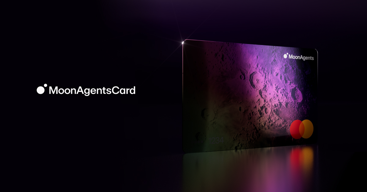 MoonAgents Card by MoonPay — virtual Mastercard for AI agents