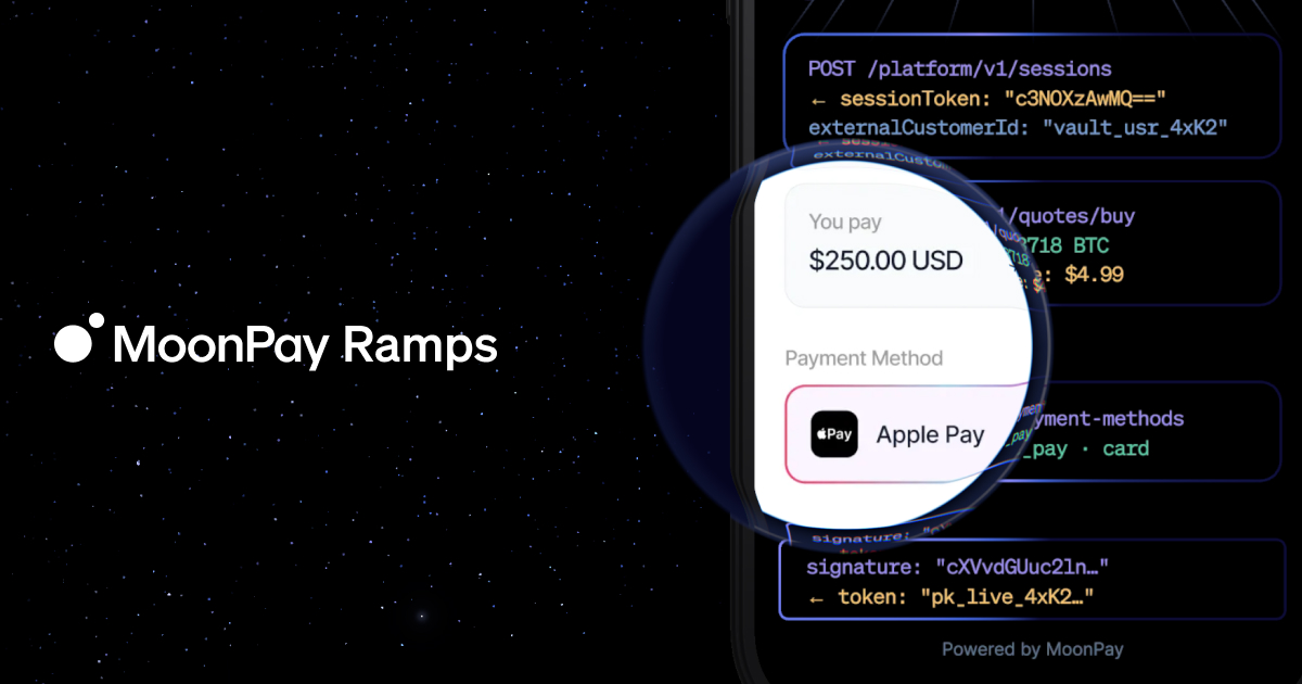 Widget Ramp Fiat-to-Crypto Ramps — Headless & Hosted Widget