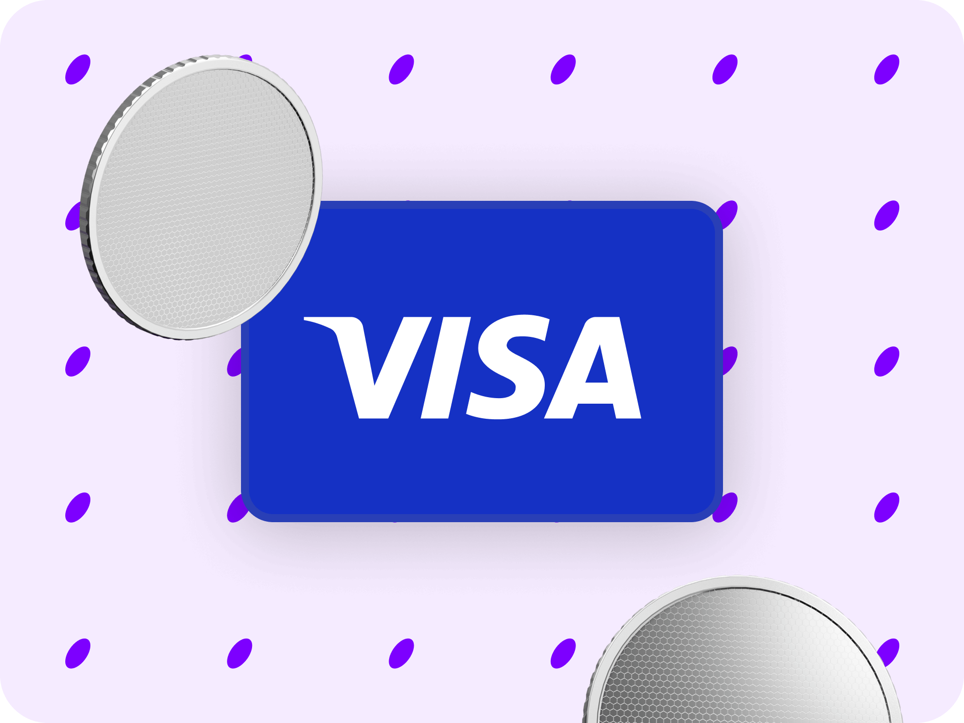 Sell crypto with your VISA card